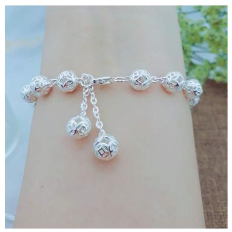 [HCM]Lắc tay bí ngô bạc ta