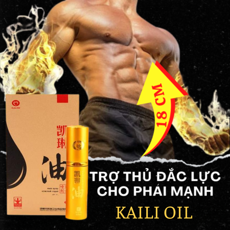 Chai Xịt Kéo Dài Thời Gian Quan Hệ Kaili Oil 10Ml, Tăng Cường Bản Lĩnh Đàn Ông, Tăng Kích Thước, Giúp Bạn Tự Tin Hơn