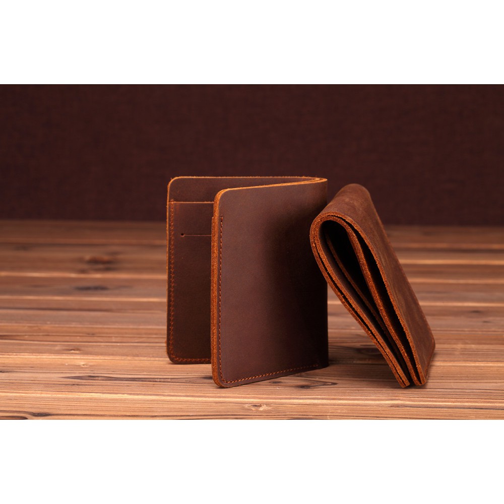 Bóp nam Ví nam mini nhỏ gọn da bò handmade - Zachi