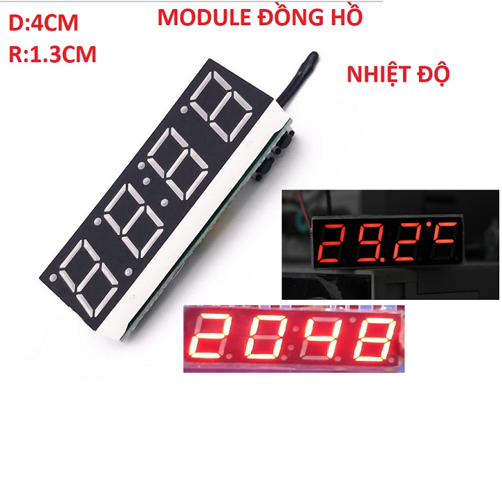 Module đồng hồ ds3231 nhiệt độ