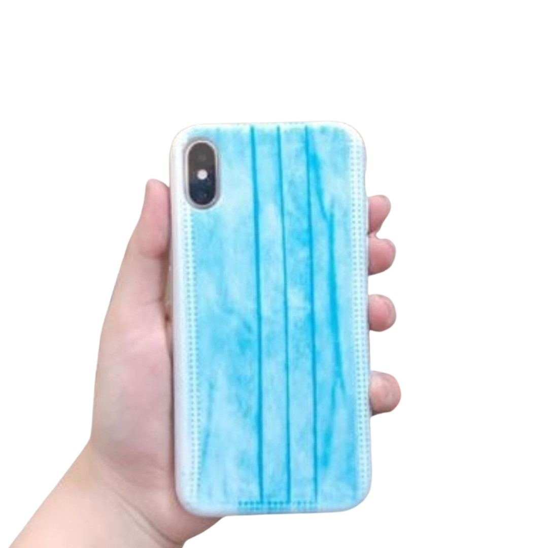 Ốp iphone dẻo silicon Khẩu Trang chống dịch covid dành cho iphone M66
