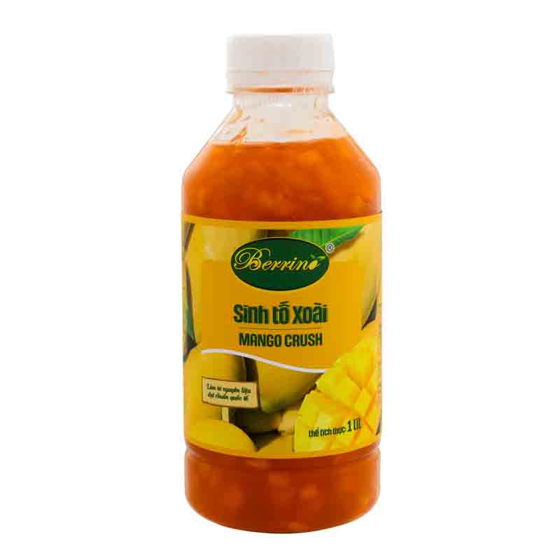 Sinh tố Berrino Xoài chai 1L