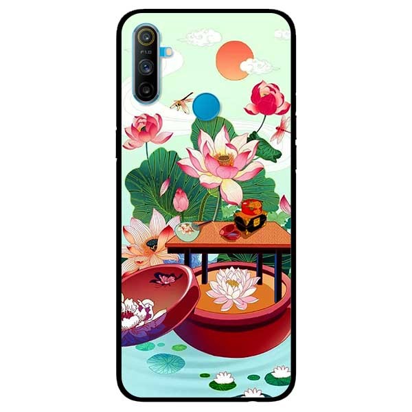 Ốp lưng dành cho realme c3 - bàn sen