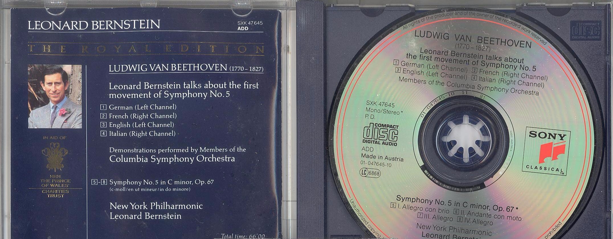 stereomate - Đĩa nhạc - CD gốc: Beethoven - Giao hưởng số 5