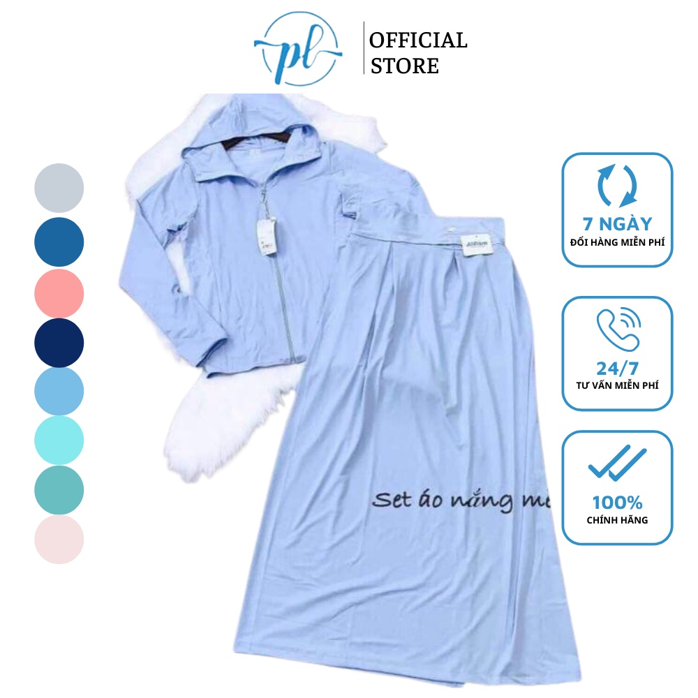 Sét áo nắng nữ thông hơi siêu hót, combo áo chống nắng và quây váy nữ STOREPHUONGLOAN áo chống nắng nam - áo chống nắng nữ - áo chống nắng nữ toàn thân - áo chống nắng nam dân tổ - áo chống nắng nam cao cấp - áo chống nắng nữ học sinh