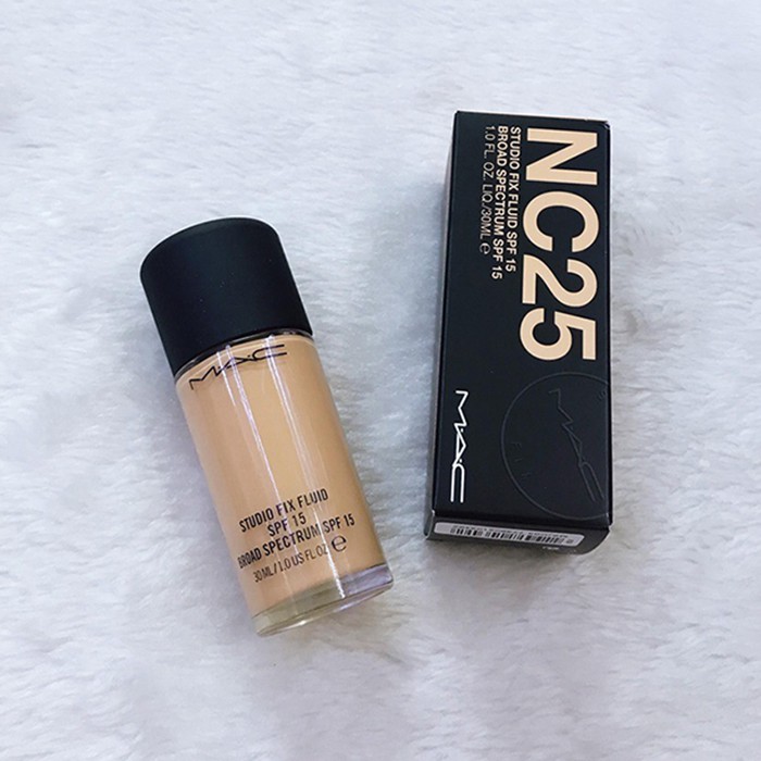 Giảm ₫119,090] Kem nền mac studio fix fluid foundation spf15 - nc20 - nc 25  kem che khuyết điểm, lâu trôi - tháng 5/2023 - BeeCost