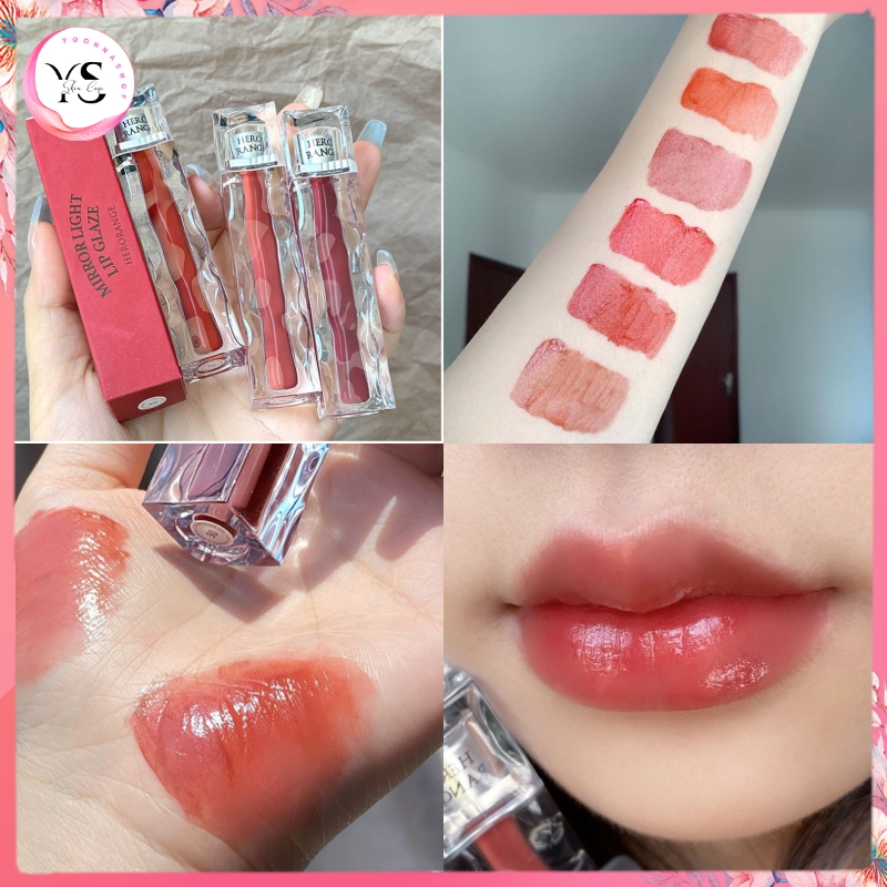 Son bóng herorange cao cấp - môi xinh trong veo gương pha lê cấp ẩm lâu trôi a149