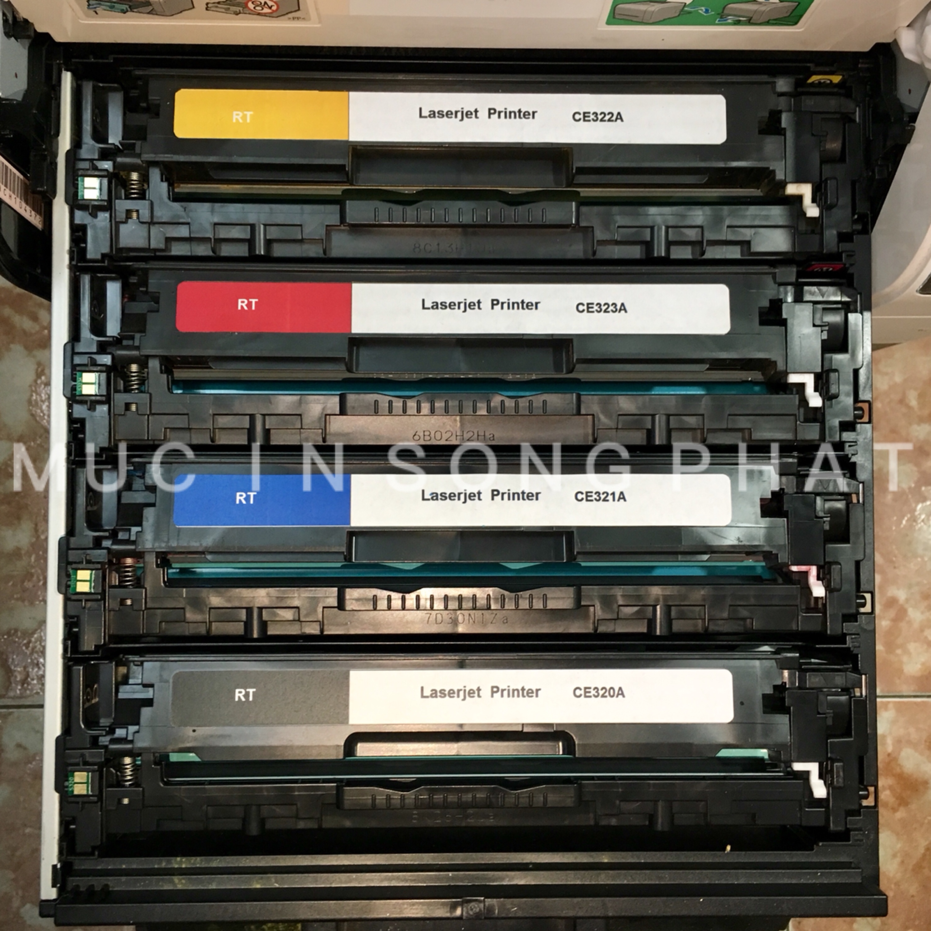 Mực hp 128a - rt ce 320a / 321a / 322a / 323a dùng cho máy laser màu hp 1525/ 1415