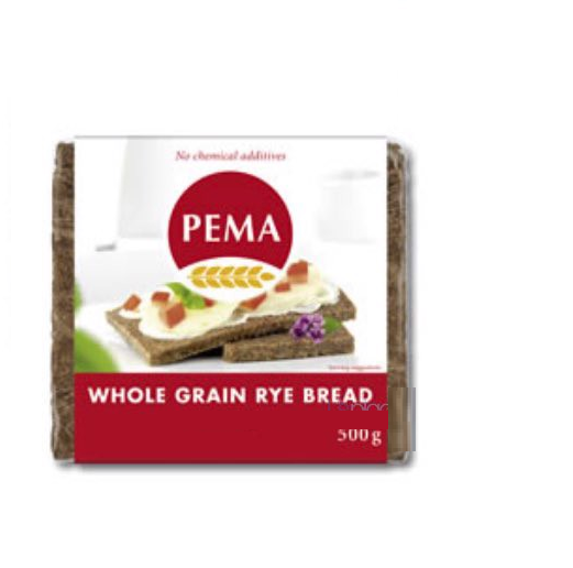 Bánh mì lúa mạch đen nguyên hạt hiệu Pema 500g