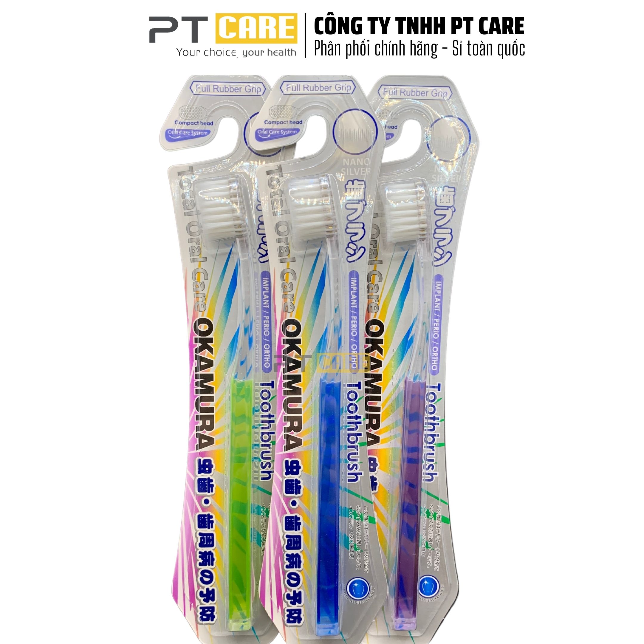 PT CARE  | Bàn Chải Đánh Răng Lông Mềm Siêu Sạch Okamura