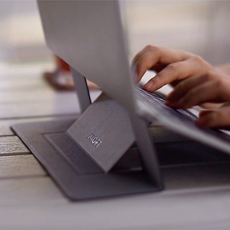 Đế nâng tản nhiệt laptop Macbook Moft laptop stand siêu mỏng có thể gấp gọn