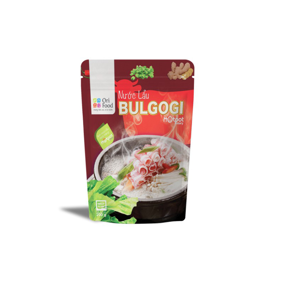 Nước cốt lẩu Bulgogi Hotpot Story (Túi 200gr) hương vị thơm ngon chuẩn nhà hàng