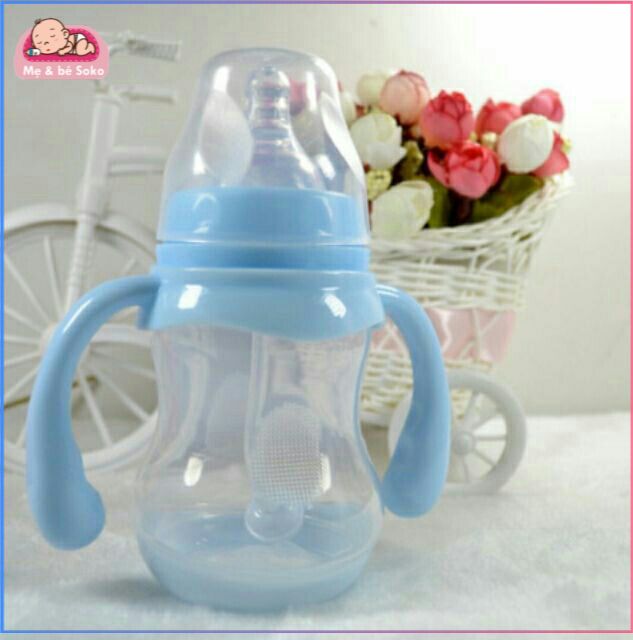 Bình sữa báo nóng - cảm biến nhiệt ở đáy bình khi nhiệt độ trên 40 độ - an toàn cho bé - Mẹ bé Soko