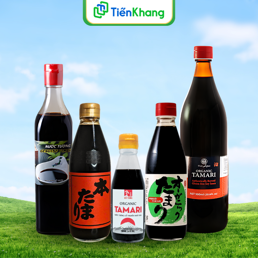 Nước Tương Tamari Hữu Cơ Lâu Năm - Nhập Khẩu Nhật Bản - Tương Thực Dưỡng Nguyên Bản Từ Đậu Nành Hữu Cơ Và Muối Biển