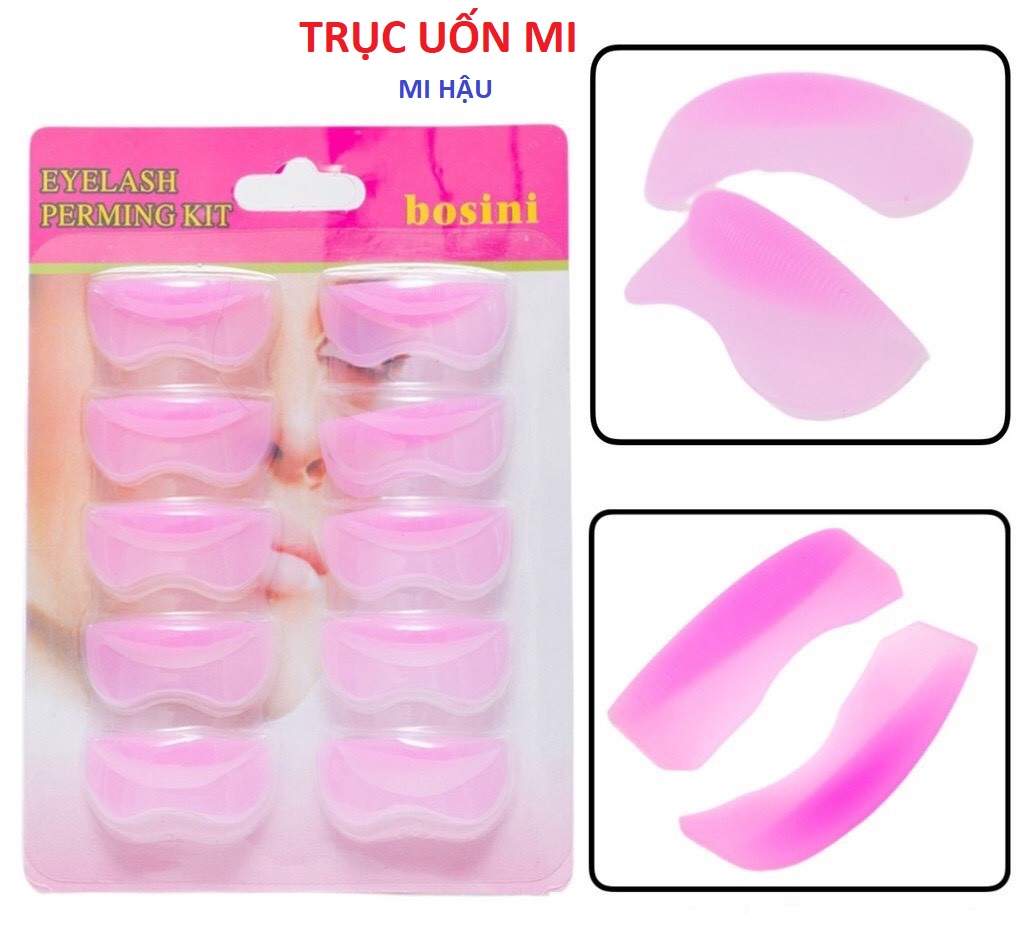 Trục uốn mi hồng bằng silicon,khuôn định hình mi uốn,trục uốn mi 3d ,6d có rãnh gía rẻ_1 vĩ 5 cặp_phụ liệu mi hậu
