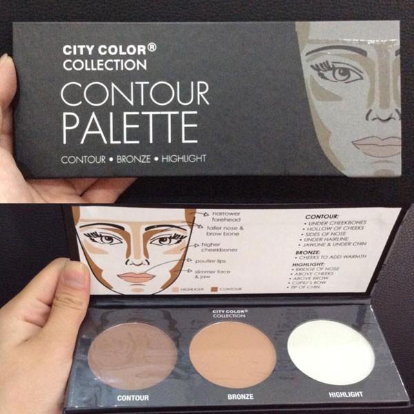 Phấn Tạo khối 3 ô City Color Contour Effects HOT SALE