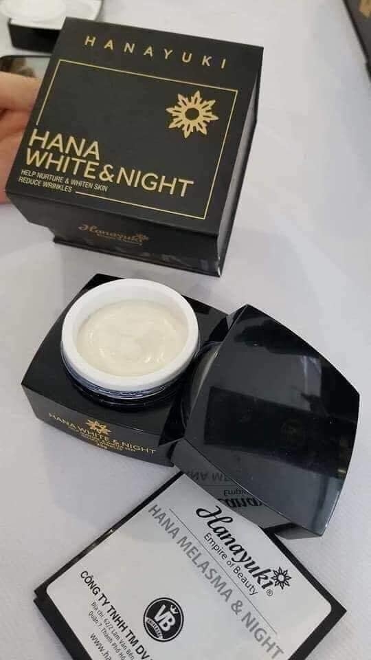 Kem dưỡng da ban đêm hanayuki 25gr