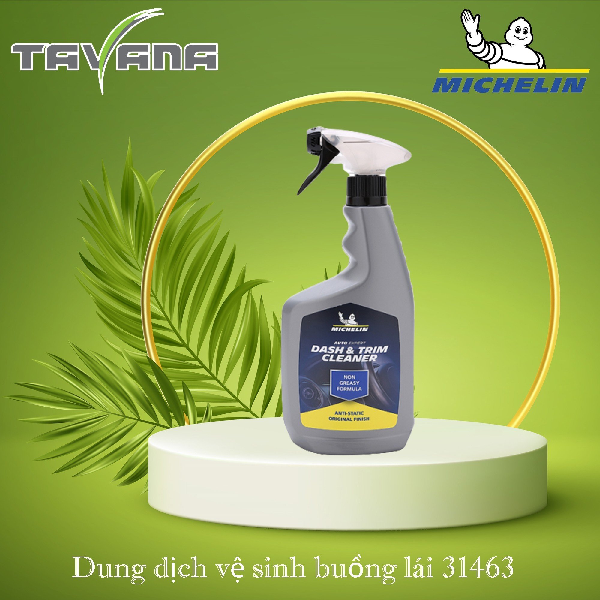 Dung dịch vệ sinh buồng lái Nanolight Michelin Dash & Trim cleaner 31463