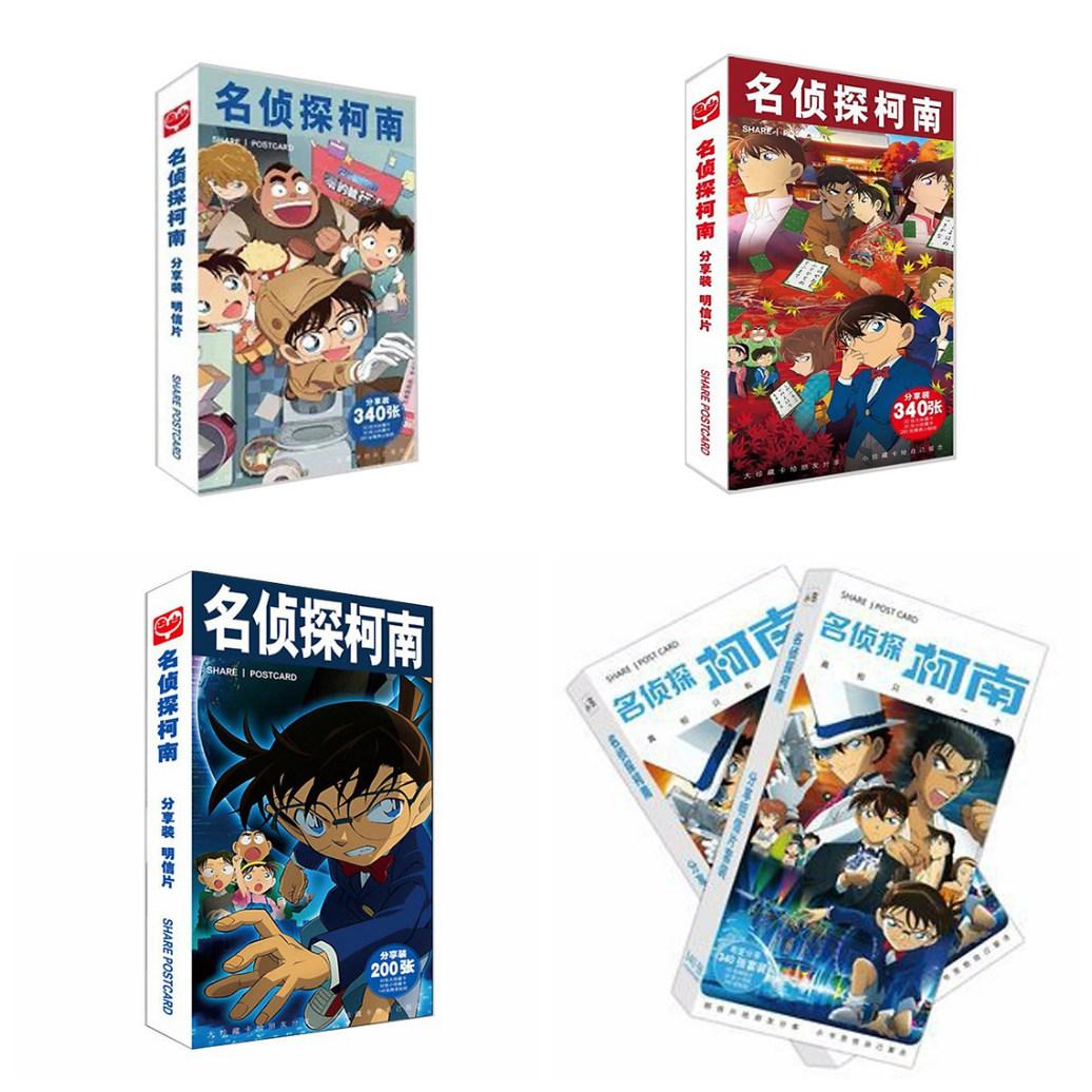 Postcard Conan hộp ảnh bộ ảnh có ảnh dán sticker lomo bưu thiếp