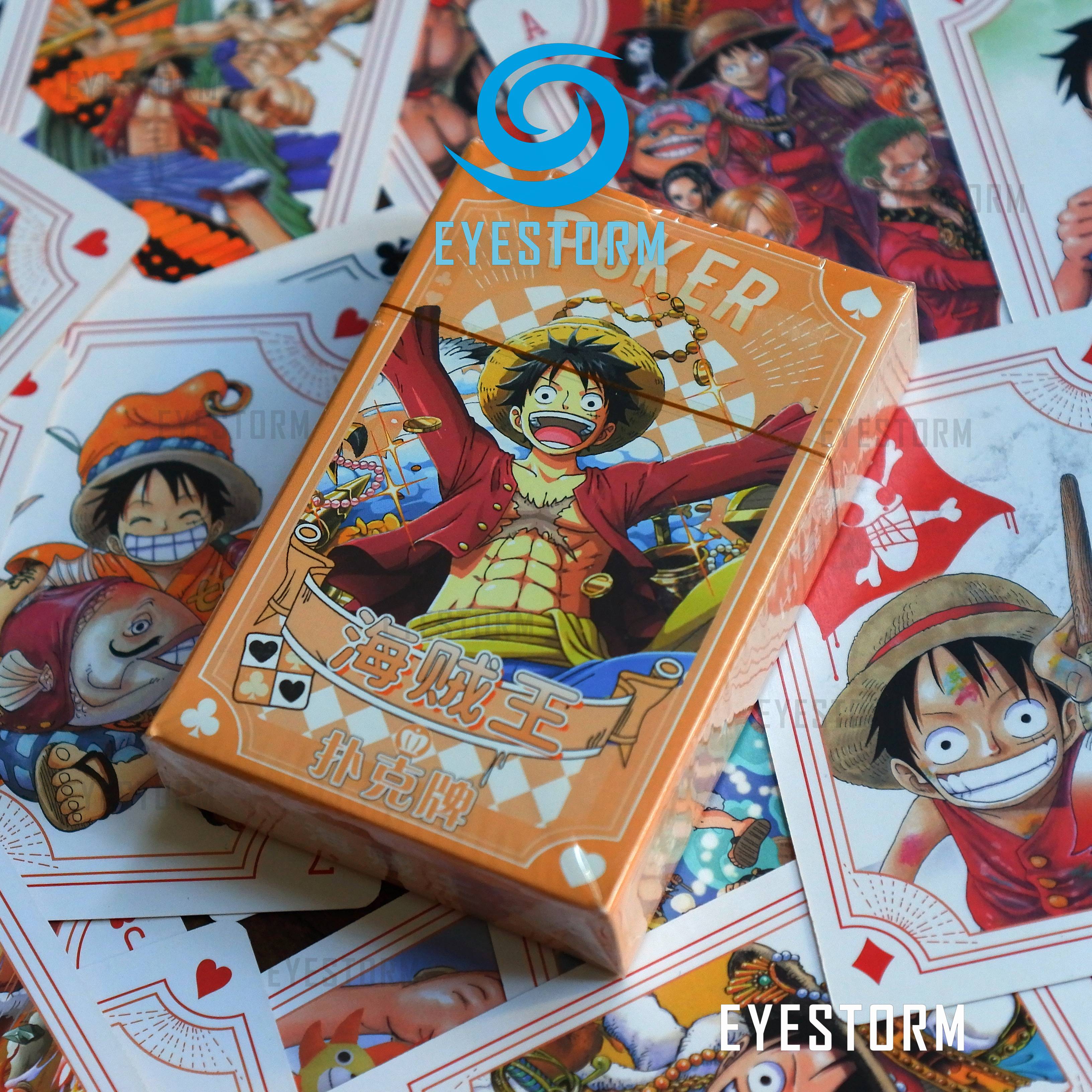Bài tây anime, manga one piece - đảo hải tặc - pokers - 54 lá