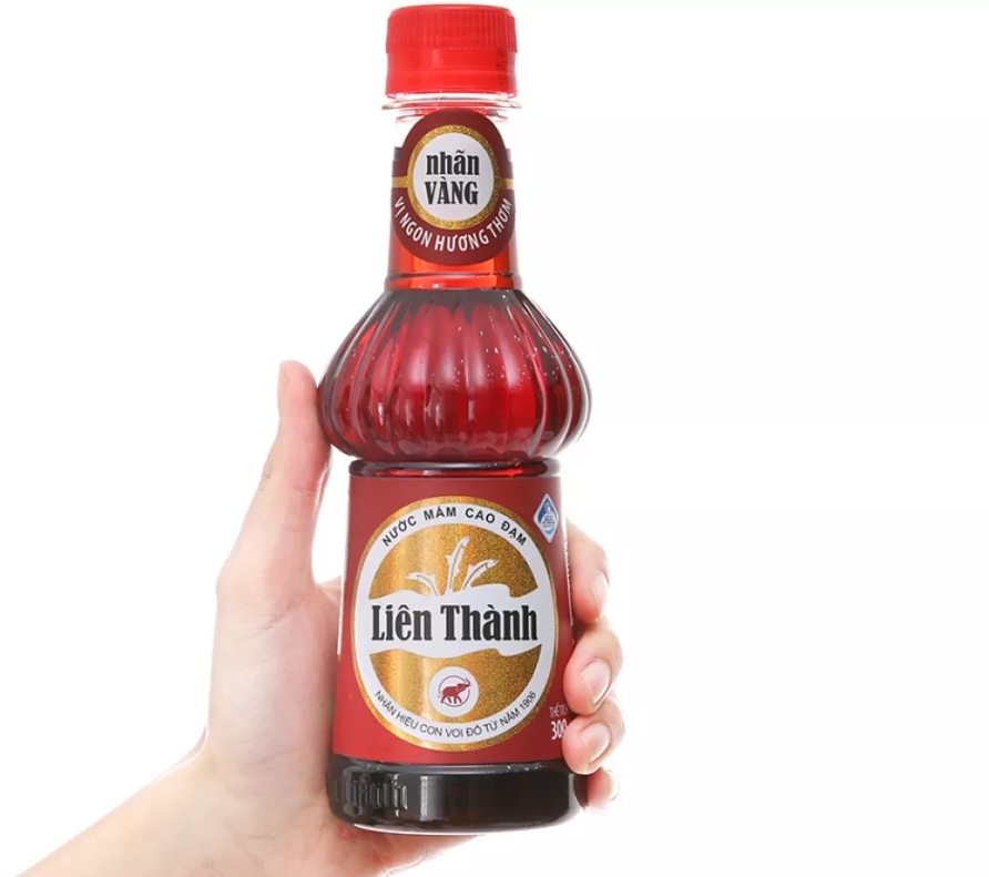 Nước mắm liên thành nhãn vàng chai nhựa 300ml