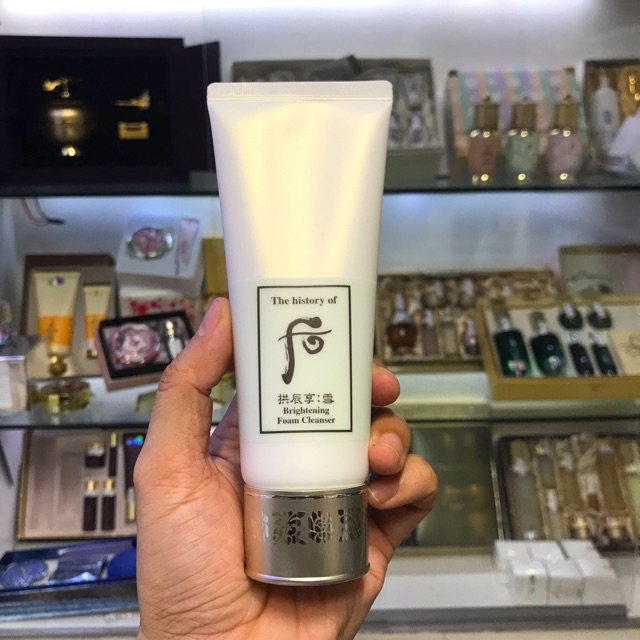 Sữa rửa mặt dưỡng trắng Whoo Gongjinhyang Seol Brightening Cleansing Foam - 100ml