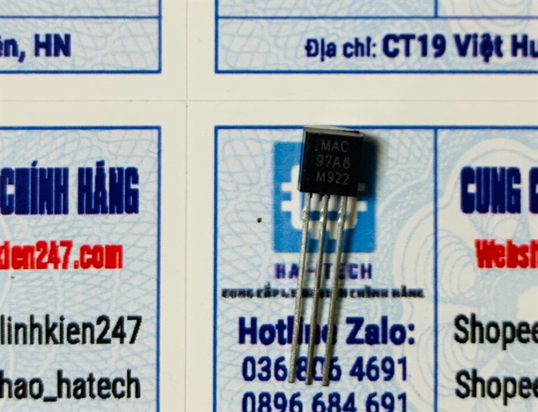 Triac cấp nước xả mac97a8 97a8 dòng 1a