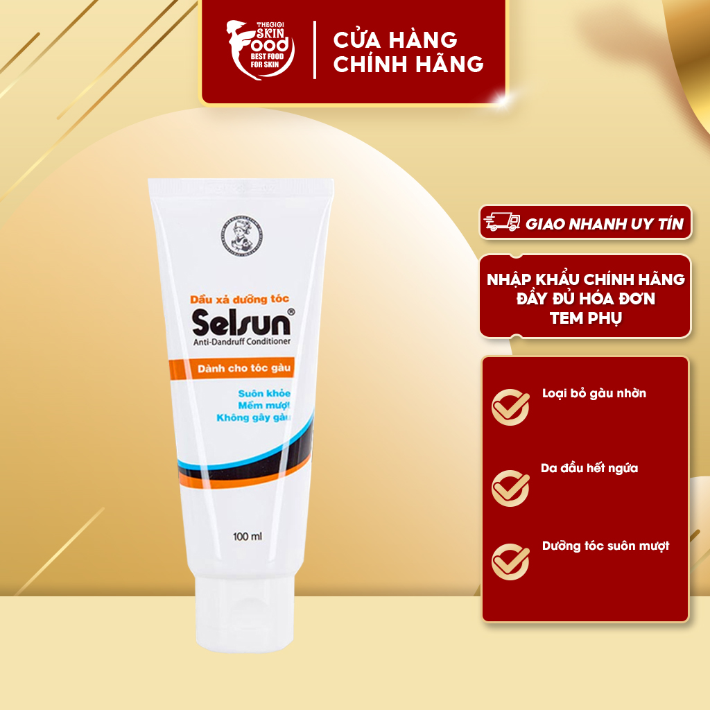 Dầu Xả Dưỡng Tóc Dành Cho Tóc Gàu Selsun Anti-Dandruff Conditioner 100ml