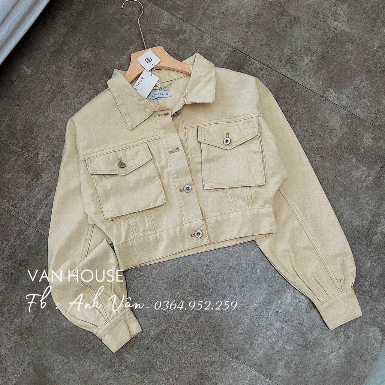ÁO KHOÁC LỬNG KAKI NỮ DÀY DẶN CÁ TÍNH HL39