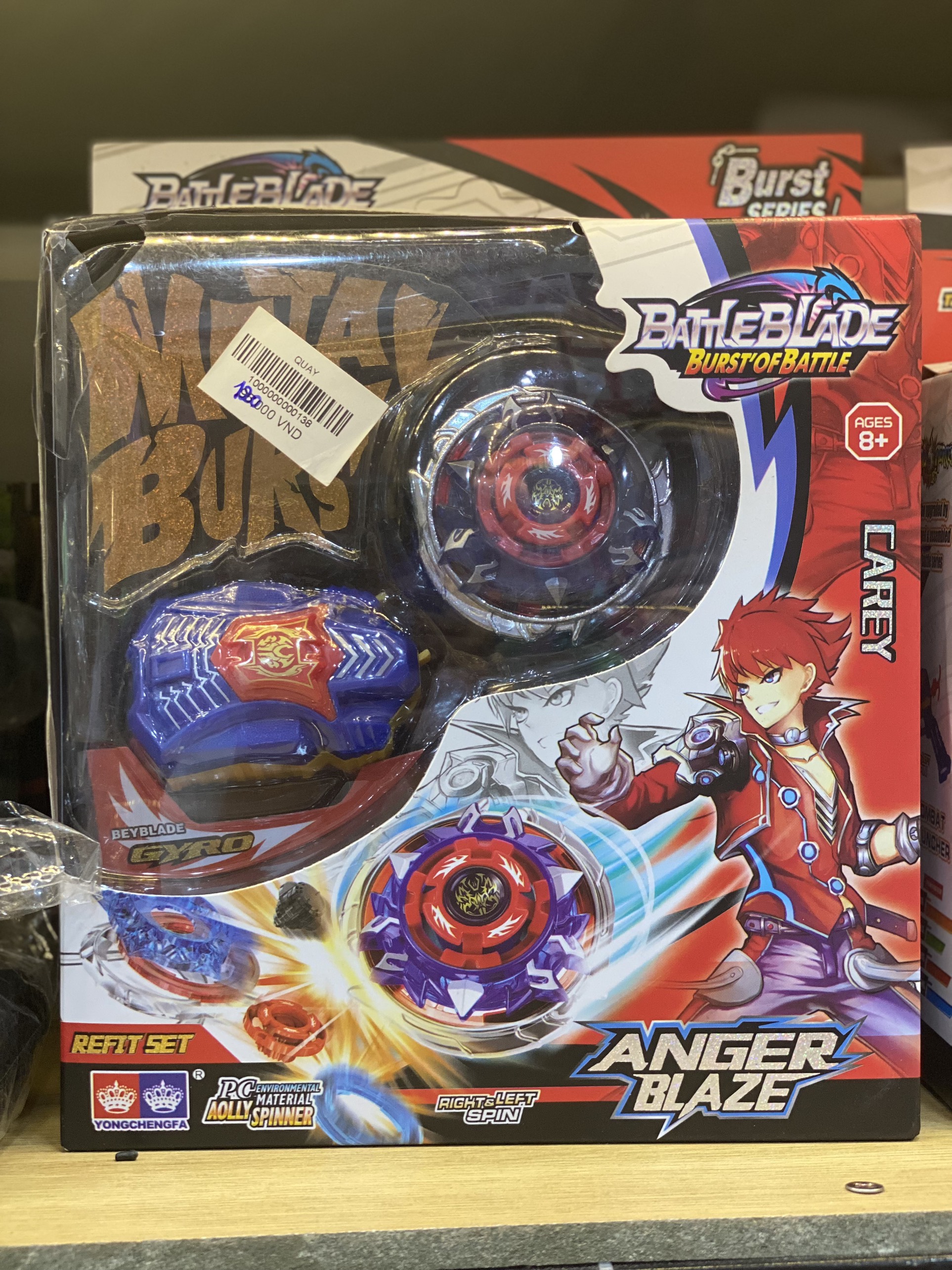 Con quay chiến đấu cực mạnh Anger Blaze bộ BattleBlade