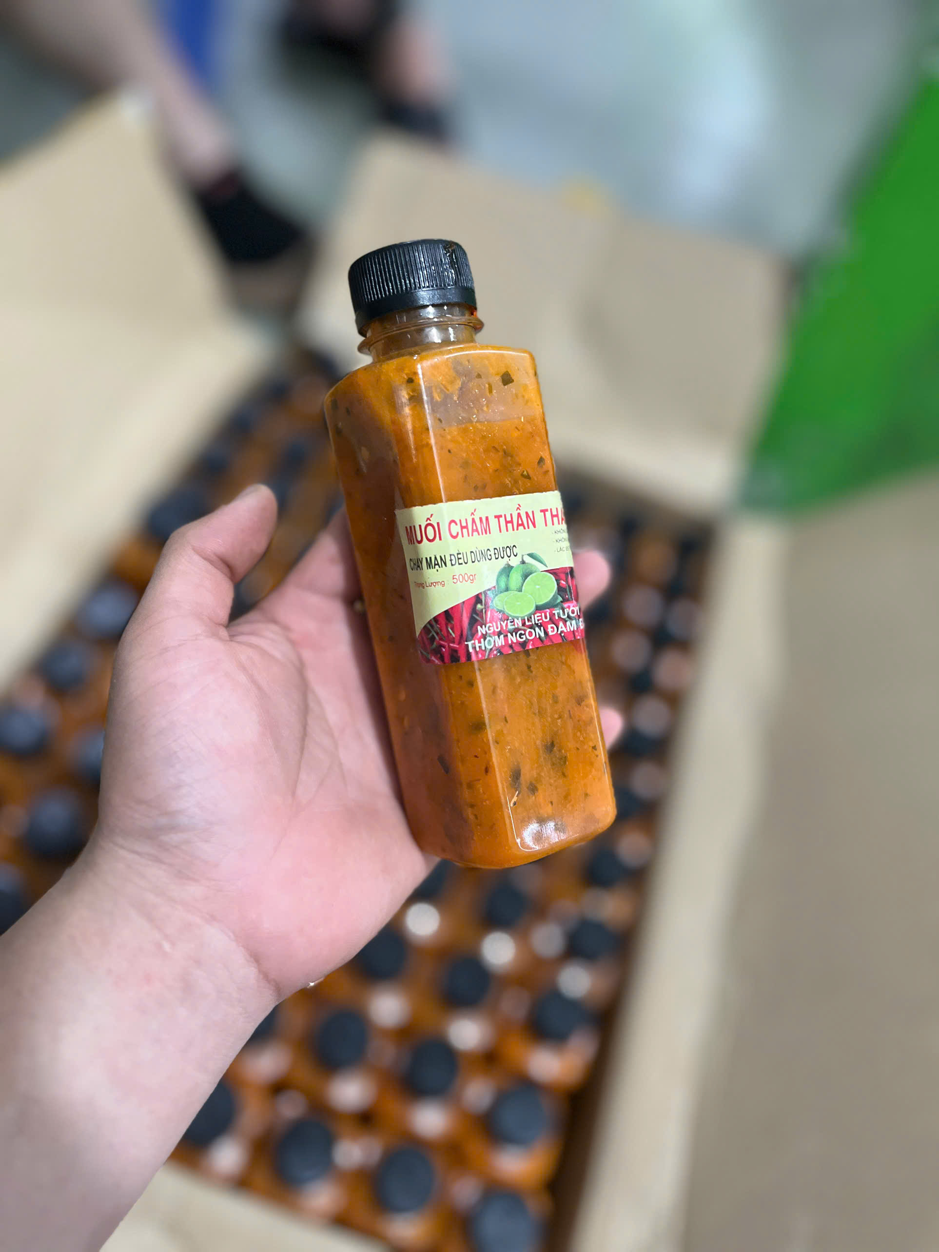 Muối châm thần thánh ớt đỏ - chai 300ml siêu hot