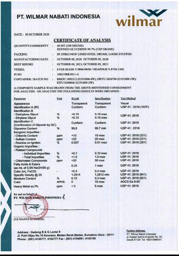 Glycerin thực vật (Vetgetable Glycerin) -100ml, 500ml, 1 lít