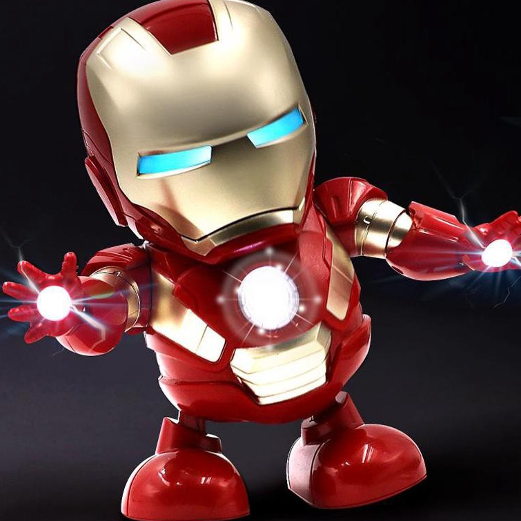 Đồ chơi robot nhảy múa - iron man - bumblebee-dance hero nhảy múa theo nhạc có đèn siêu ngầu siêu hot