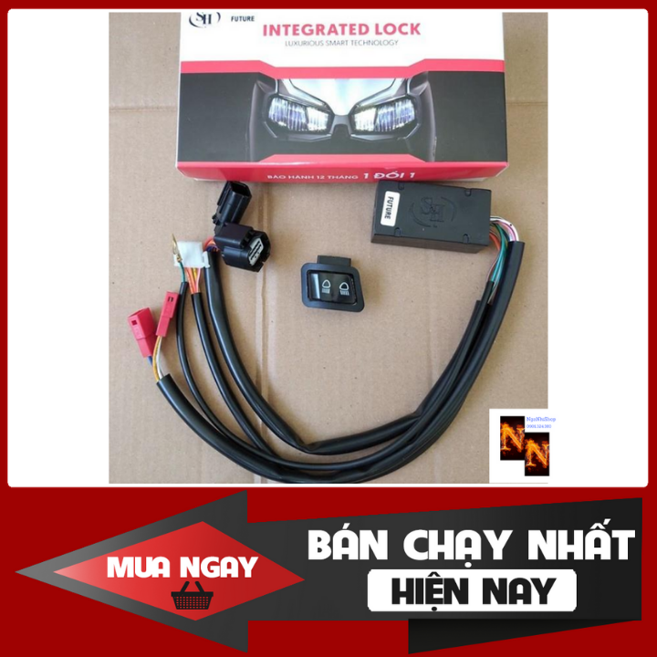 Mạch Bật Tắt Đèn Pha Xe Future Full Giắc Cắm, Không Cắt Dây, Không Khoát Chế, Không Ảnh Hưởng Hệ Thống Điện