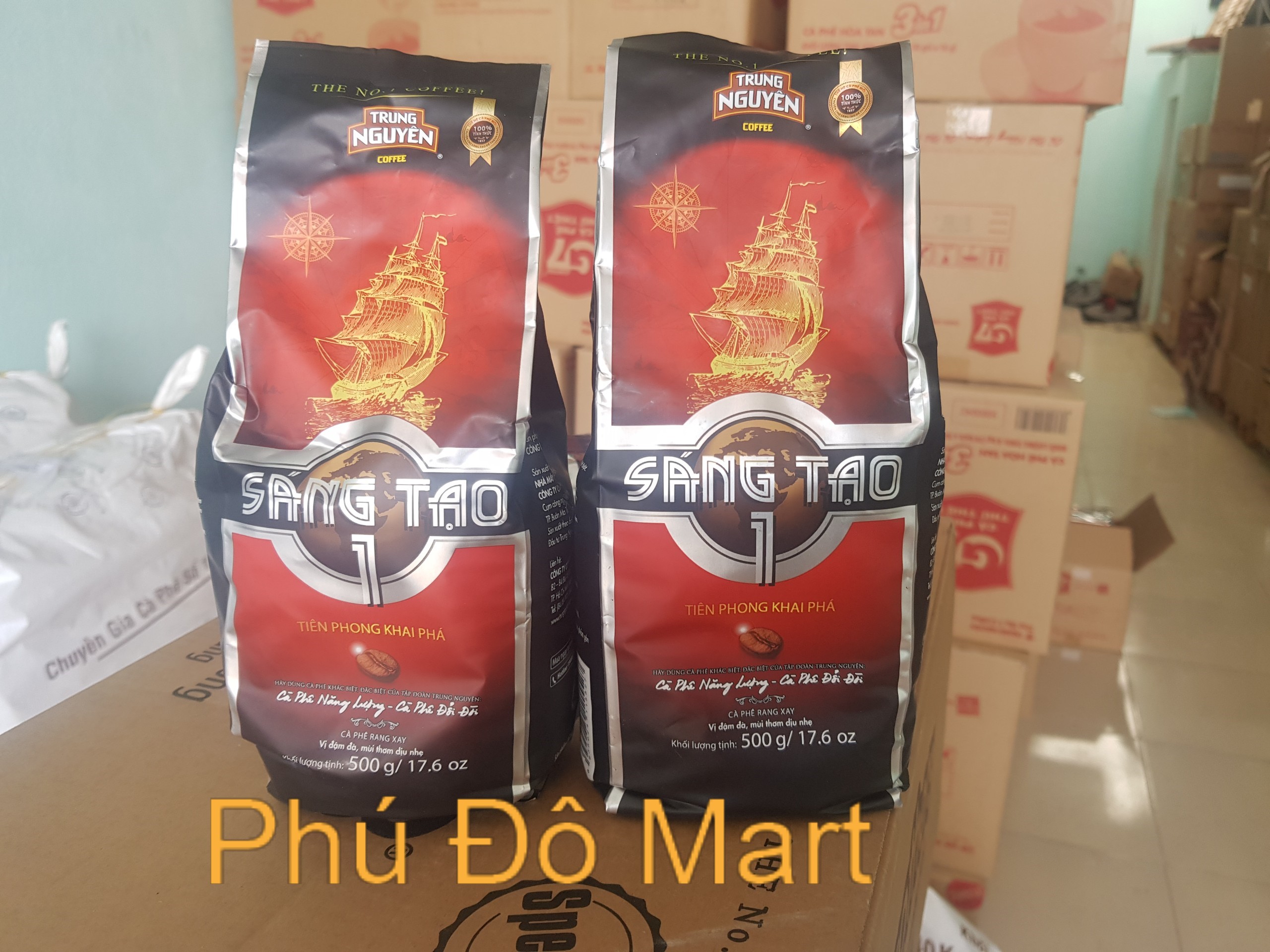 ( Freeship )  Cà Phê Pha Phin Sáng Tạo 1 Trung Nguyên -  Gói 500gr