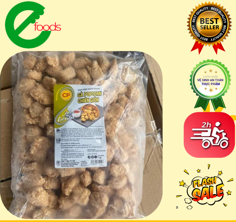Gà Popcorn 300G-500G- 1KG Giòn Ngon (Chọn Giao Hàng 2h giúp shop nha)