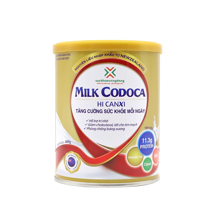 [HCM][ combo 2 hộp lớn 900g] Sữa dinh dưỡng tăng cường sức khỏe Milk Codoca