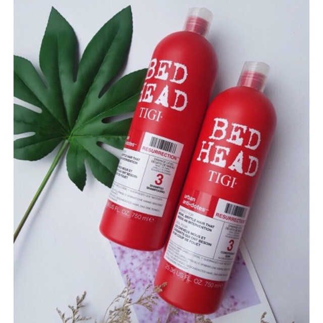 [Tigi bedhead] Cặp dầu gội và xả tái sinh Resurrection Level 3 750ml sản phẩm tốt chất lượng cao cam kết hàng giống mô tả vui lòng inbox để shop tư vấn thêm