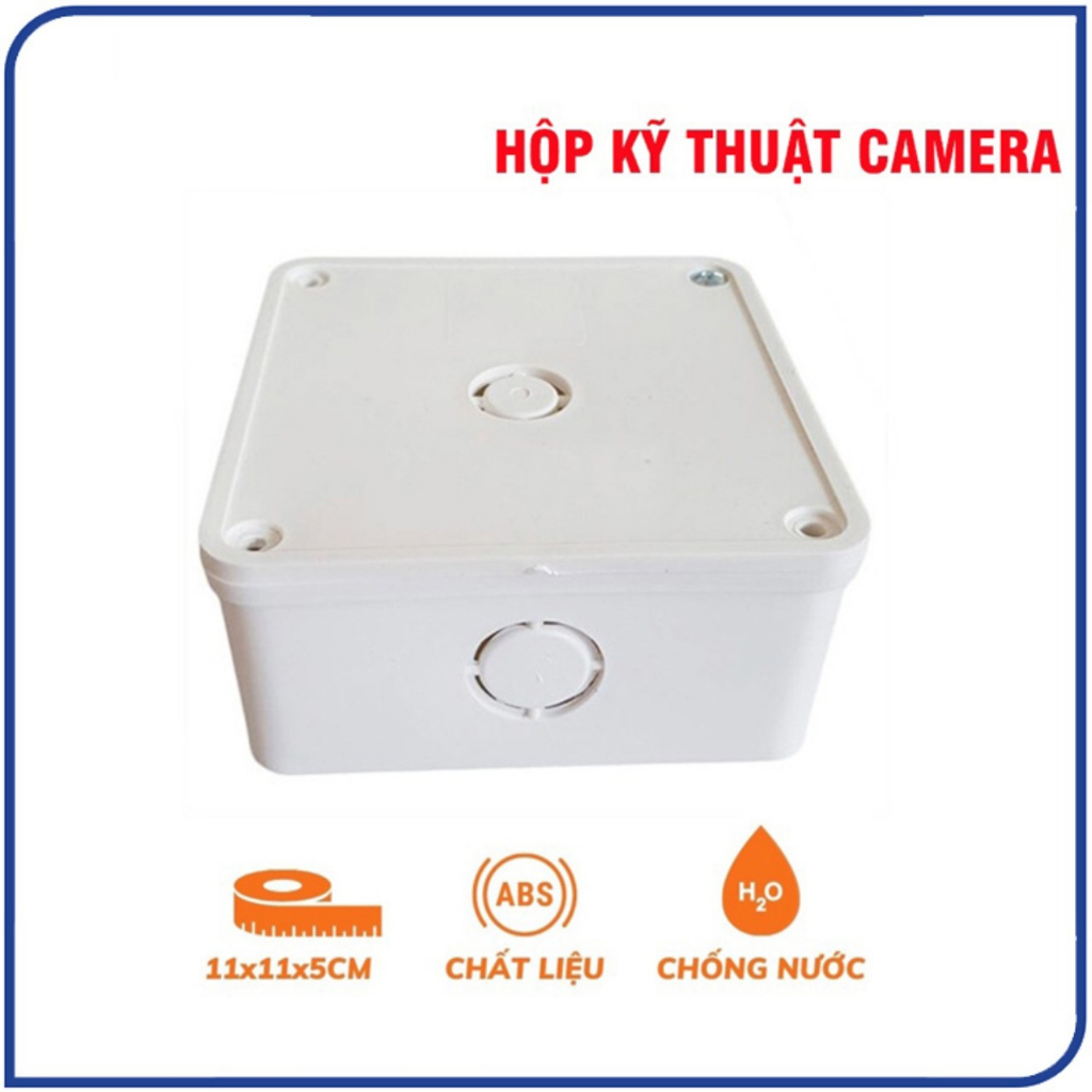 Hộp kỹ thuật bảo vệ nguồn cho camera - hộp kỹ thuật chuyên dùng lắp đặt camera imou, yoosee