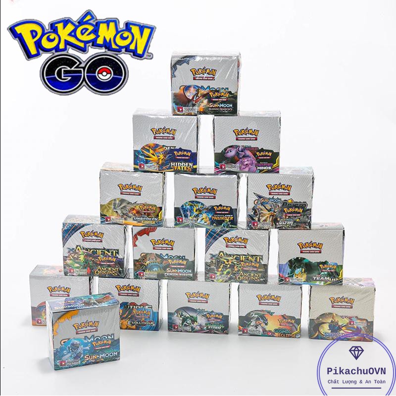 Bộ Thẻ Bài Pokemon 324 Thẻ Cao Cấp Nhiều Loại
