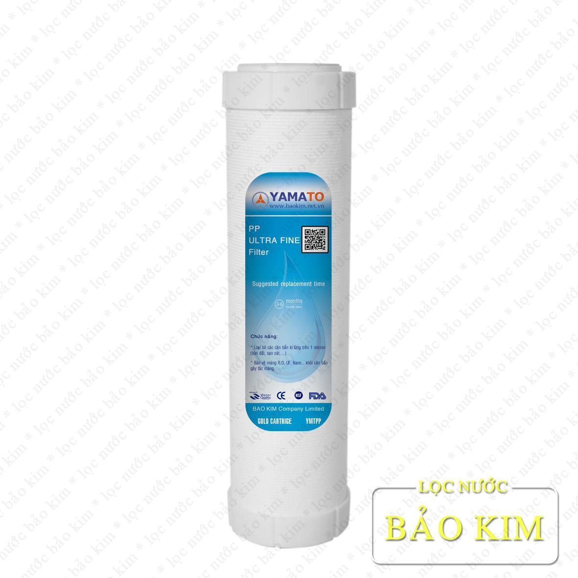 [HCM]Lõi lọc nước số 1  10 inch YAMATO - PP ULTRA FINE Filter 1um
