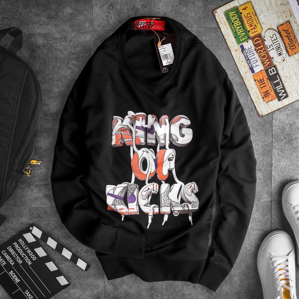 Áo sweater NIkE form đẹp full tag, sản phẩm tốt, chất lượng cao, cam kết như hình, độ bền vượt trội