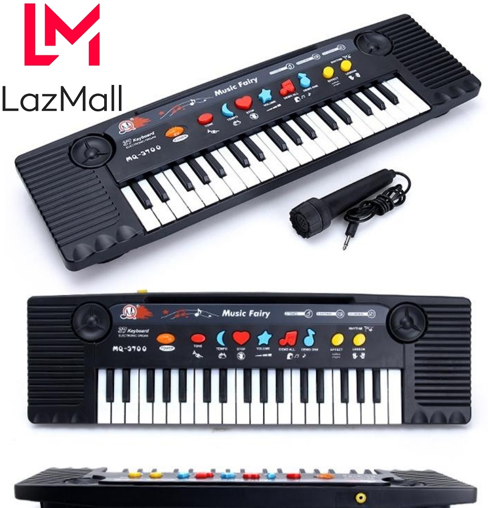LazMall Săn Deal Tốt Nhất Đồ Chơi Đàn Organ Học Nhạc Cho Bé Đàn Organ Cho Trẻ Em Khám Phá Phát Triển Năng Khiếu Trẻ - Đàn Organ MQ 3700 Có Tặng Kèm Mic Cho Bé - Quà Tặng Cho Bé Thiết Kế Nhỏ Gọn Để Phù Hợp Với Tất Cả Trẻ Em Công Nghệ Xiaomi