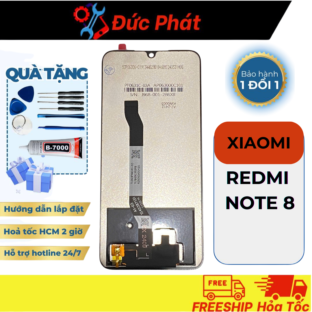 Màn Hình Thay Thế Xiaomi Redmi Note 8  Note 8T   Tặng keo dán và bộ sửa  