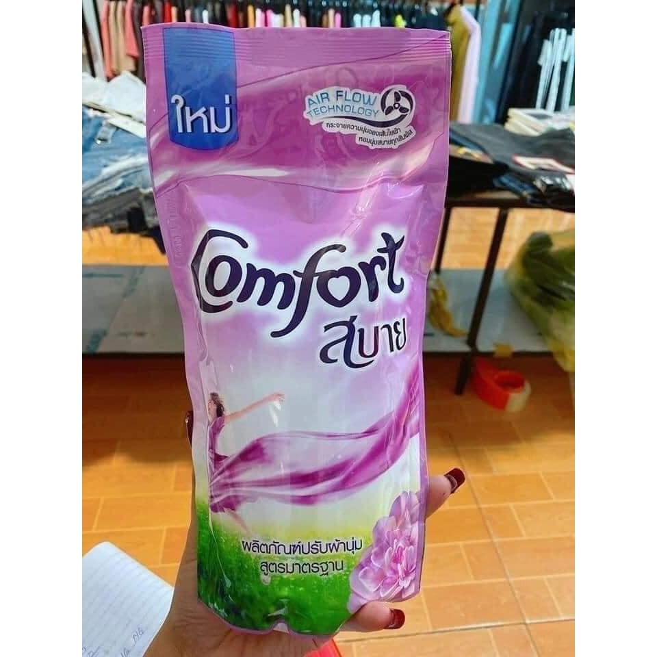 Nước xả vải Comfort Thái bịch 500ml - Màu Tím