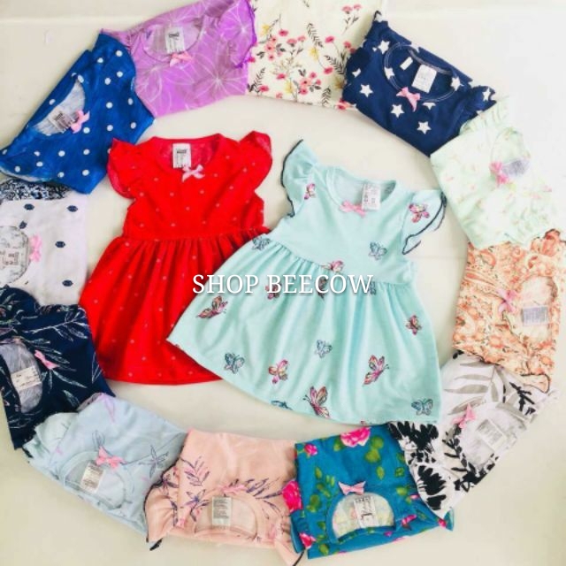 MÀU ĐẸP | VÁY CÁNH TIÊN | CHẤT THUN NHIỀU HOẠ TIẾT XINH XẮN CHO BÉ 7-17KG | VIDEO THẬT | SHOP BEECOW