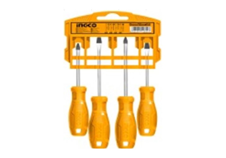 Bộ 4 tua vít ingco hksd0458