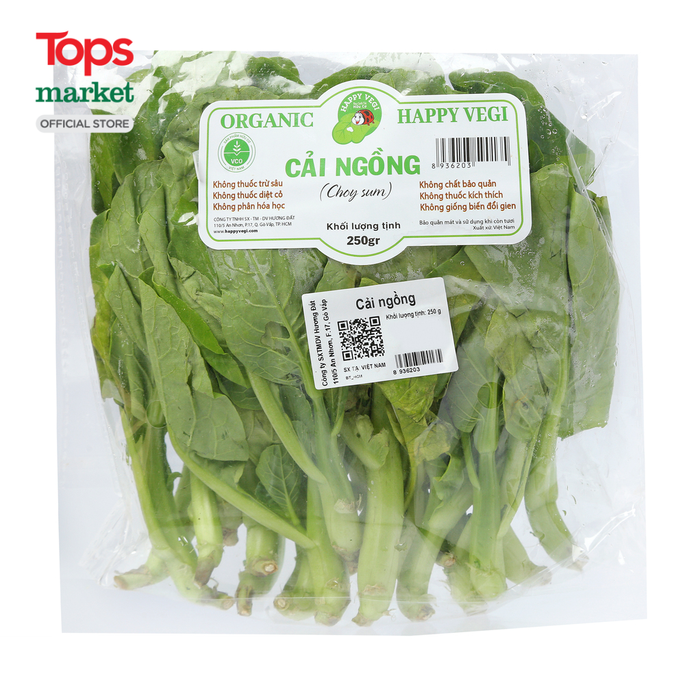 Cải Ngồng Hữu Cơ Vegi 250G - Siêu Thị Tops Market