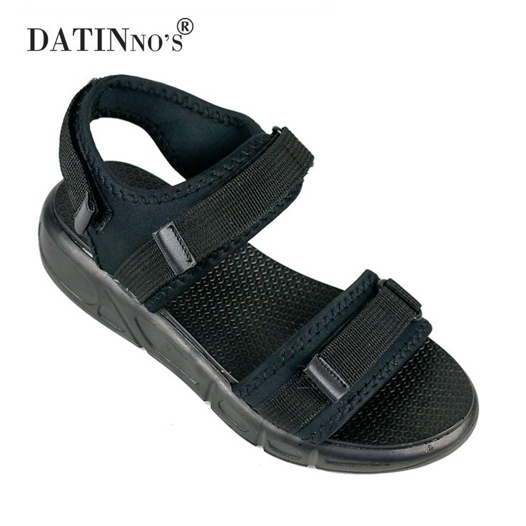Giày sandal nữ quai ngang datinnos màu đen đế đen - dt32
