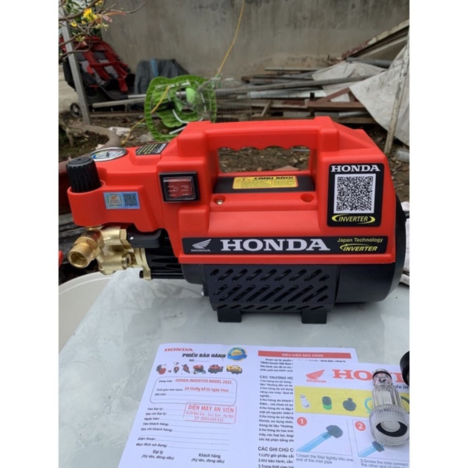 Máy rửa xe inverter model 2022